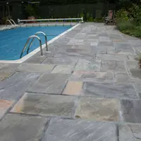 Tumbled Black Indian Sandstone Patio Pack