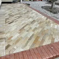 Tumbled Mint Sandstone Brick Pavers