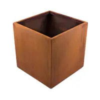 500x500mm Cube Corten Steel Planters