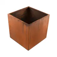600x600mm Cube Corten Steel Planters