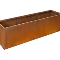 1600x400mm Trough Corten Steel Planters