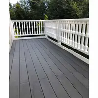 Dark Ash Brushed Composite Decking