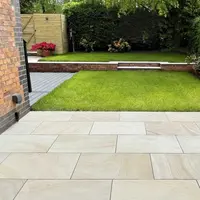 Light Buff Smooth Indian Sandstone Paving