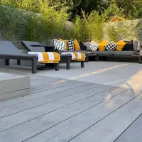 Pebble Grey Brushed Composite Decking