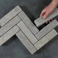 Antique Grey Limestone Brick Pavers