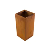 300x600mm Tall Square Corten Steel Planters