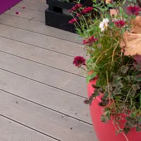 Warm Teak Grooved Composite Decking