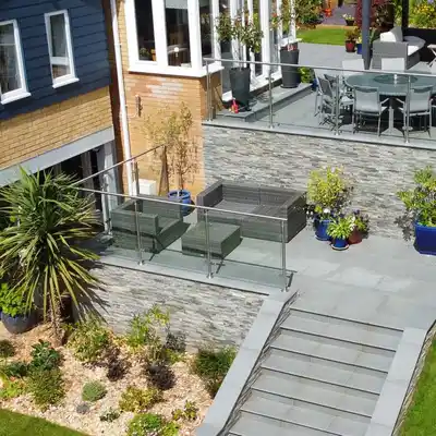 Kandla Grey Sandstone Garden Walling | Cheshire Paving Stones
