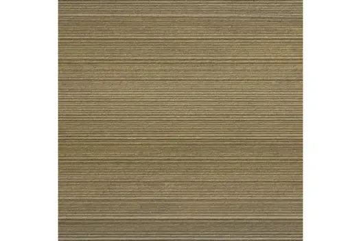 Square close-up of Amber DesignBoard composite decking, showing combed texture and brown tones. Free next-day delivery available.