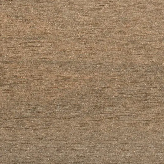 Chestnut Brushed DesignBoard fascia swatch showing warm medium-brown woodgrain texture.”