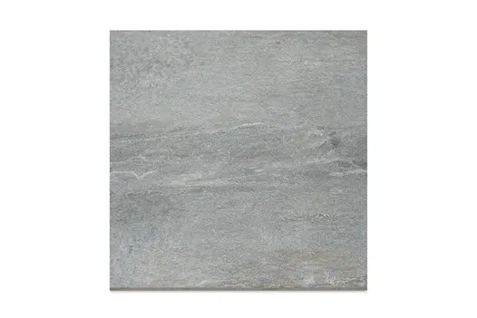 Swatch photography of Grey Quartz 600x600 porcelain paving taken to show material texture and tone. 