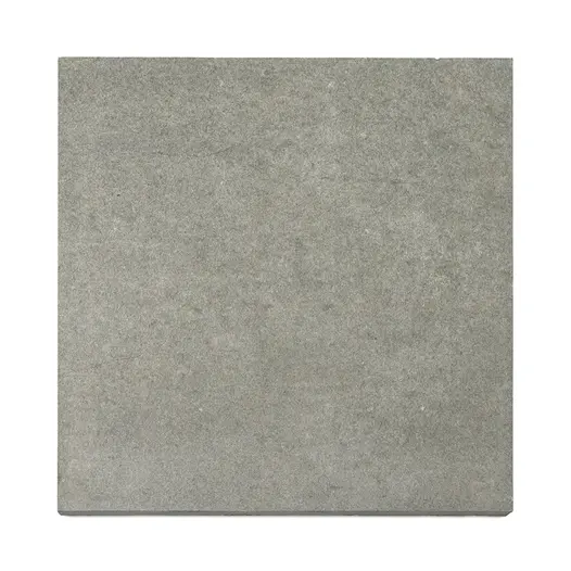 Close-up view of Steel Grey Porcelain Planks, highlighting the modern and sophisticated appearance of this outdoor flooring option.