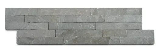 Kandla Grey Sandstone Cladding panel, 4 blocks wide, showing variation in grey colours. Free UK delivery available.