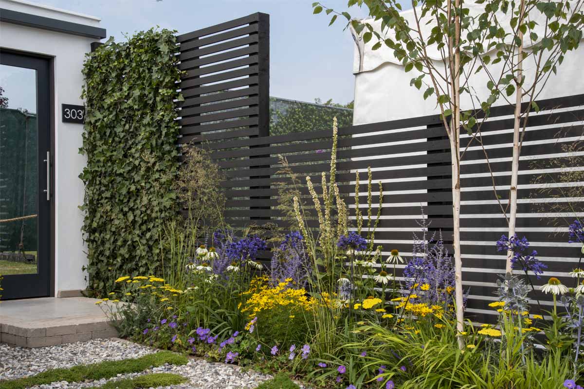 Dark Ash Composite Fence Battens | Cheshire Paving Stones